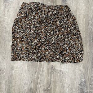 Guess Floral Printed Mini Skirt